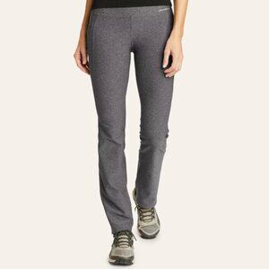 Eddie Bauer Gray Medium Petite Trail Tight High-Rise Pants